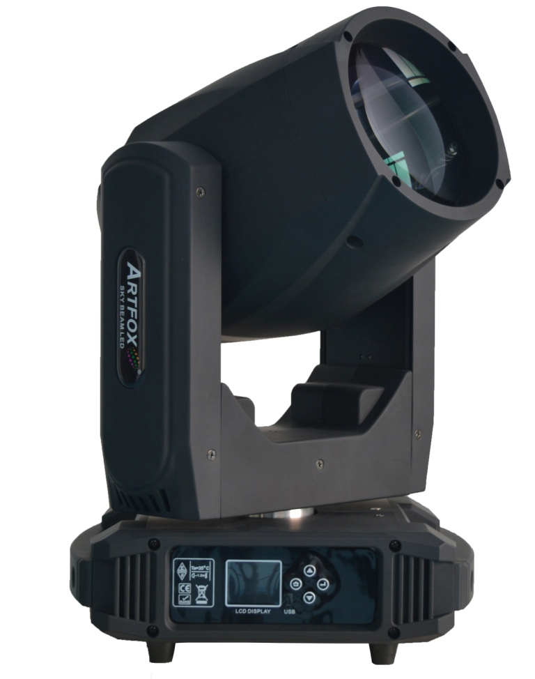 Moving Head Light:LED 90W, Super bright beam, 2 prisms, rainbow effects